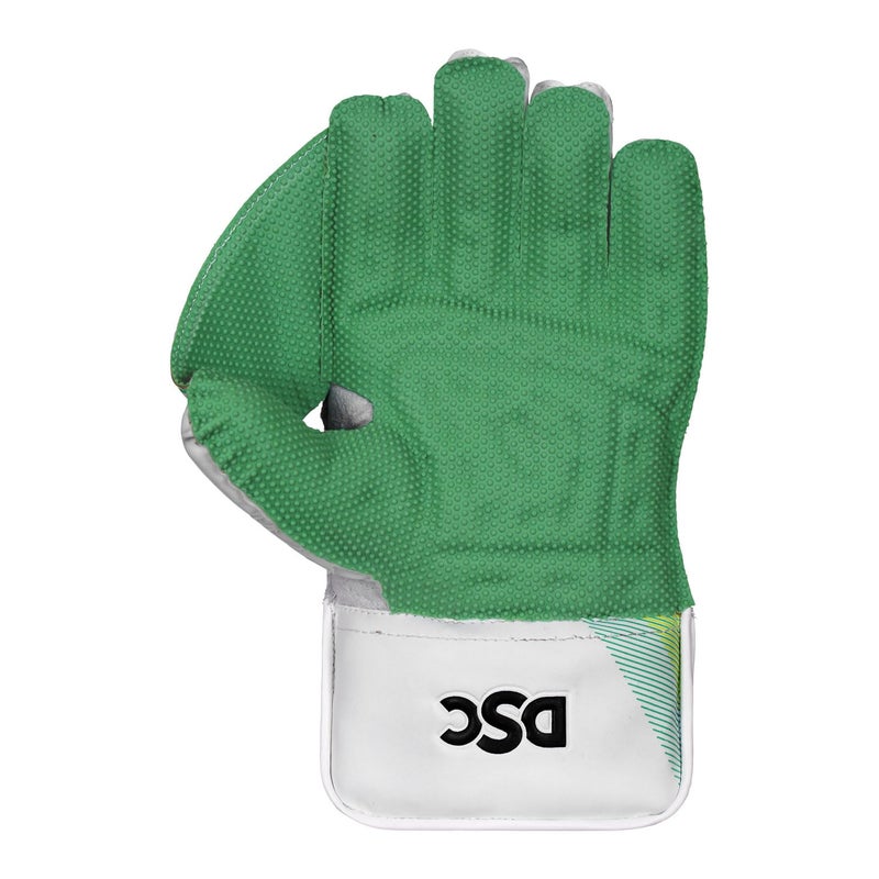 DSC Condor Motion Leather Wicket Keeping Gloves Boys (Flouro Yellow Orange) - Image 4