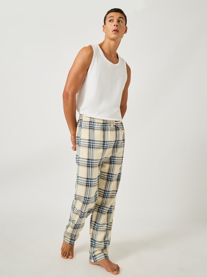 Styli Styli Checked Woven Straight Pyjama with Drawcord  - Image 2