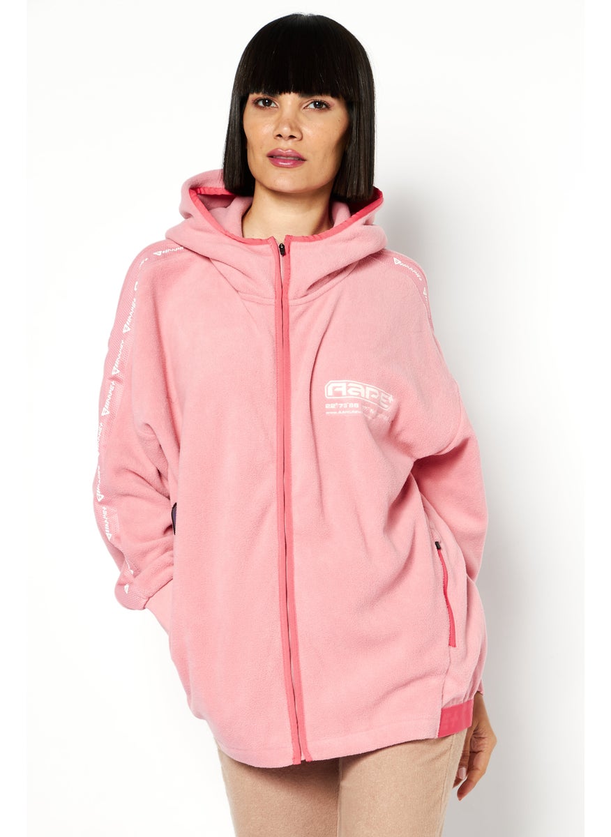 Women Hooded Long Sleeve Brand Logo Sweatshirt, Pink - pzsku/Z23158605D83BED3C2E4EZ/45/_/1737642439/77d3dddb-fcd2-4fe5-af5b-1025fae786f4