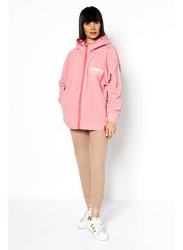 Women Hooded Long Sleeve Brand Logo Sweatshirt, Pink - pzsku/Z23158605D83BED3C2E4EZ/45/_/1737642442/2d752488-f430-41fa-b109-b89efb9bc8af