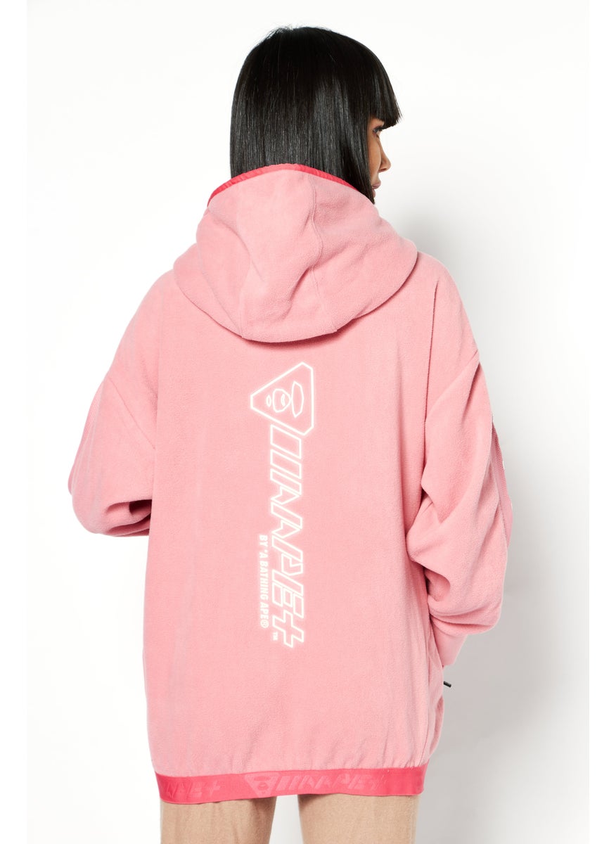 Women Hooded Long Sleeve Brand Logo Sweatshirt, Pink - pzsku/Z23158605D83BED3C2E4EZ/45/_/1737642444/1b4bbd10-f1b1-4811-9910-29666a97c425