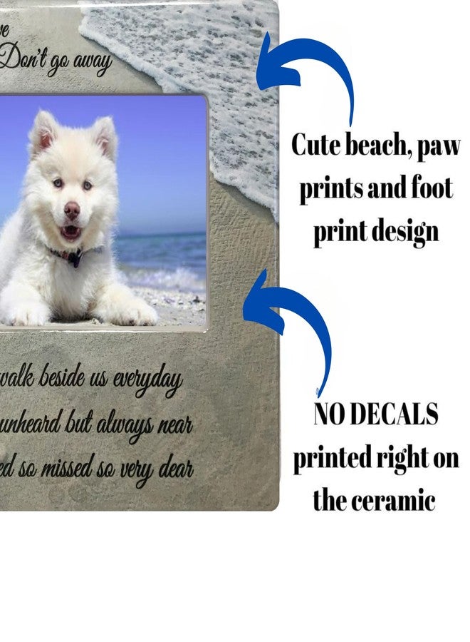 بانبيري ديزاينز إطار صور تذكاري للحيوانات الأليفة من بانبيري ديزاينز - من نحبهم لا يرحلون، بل يمشون بجانبنا كل يوم - صورة مقاس 4 × 6 بوصات - في ذكرى كلب أو قط عزيز - Image 4