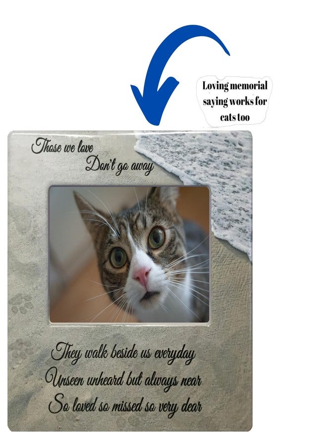 بانبيري ديزاينز إطار صور تذكاري للحيوانات الأليفة من بانبيري ديزاينز - من نحبهم لا يرحلون، بل يمشون بجانبنا كل يوم - صورة مقاس 4 × 6 بوصات - في ذكرى كلب أو قط عزيز - Image 5