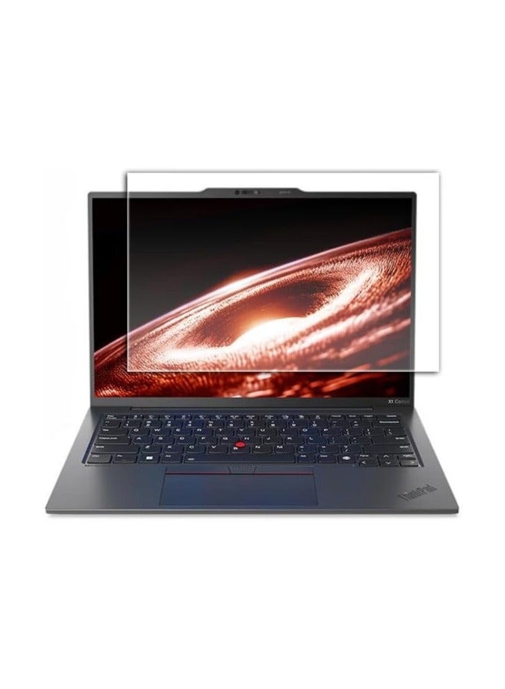 حماية شاشة متوافقة مع جهاز Lenovo ThinkPad X1 Carbon Aura AI الجيل 13 2025 مقاس 14 بوصة - فيلم زجاجي مقوى شفاف بصلابة 9H عالية الدقة - Image 1
