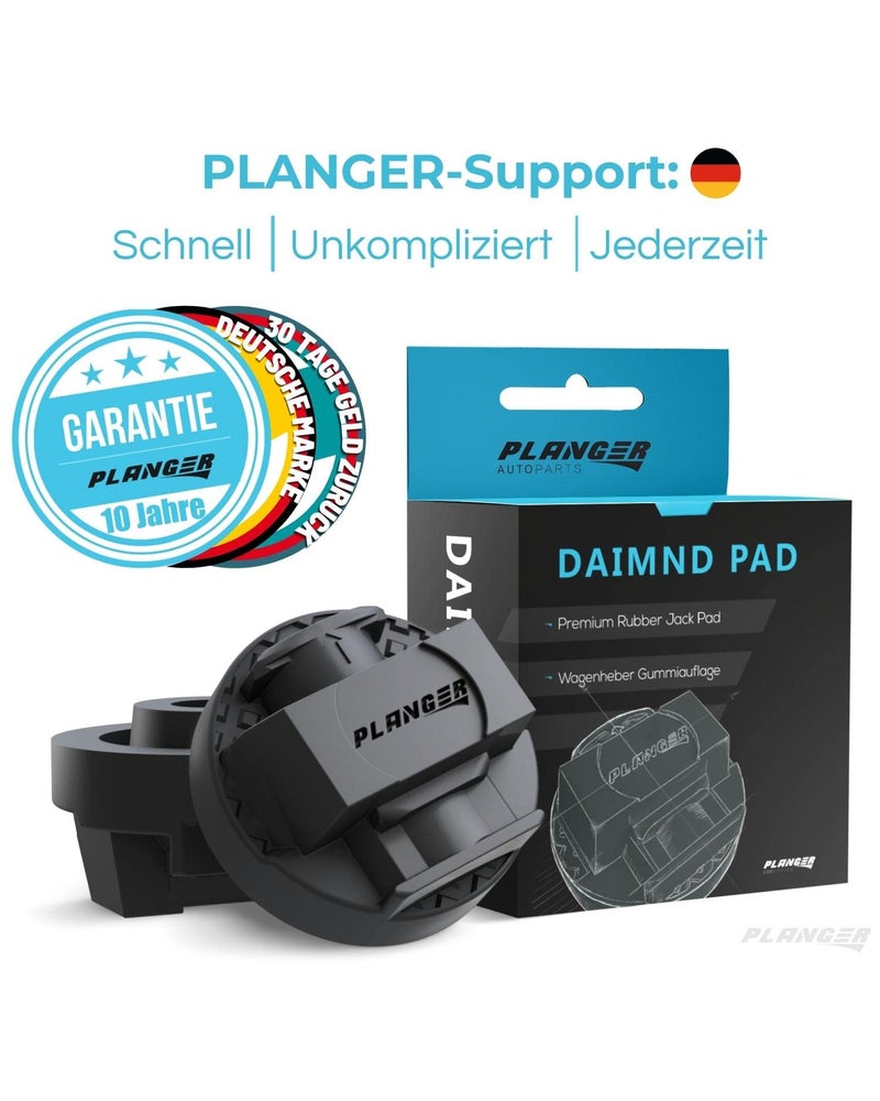 PLANGER® - Daimnd Pad - Rubber Jack Pad for Mercedes Benz (Special CAR Brands from Germany) Trolley Jack, Vehicle Lift and Axle Stand - Protects Your Car, SUV - Image 5