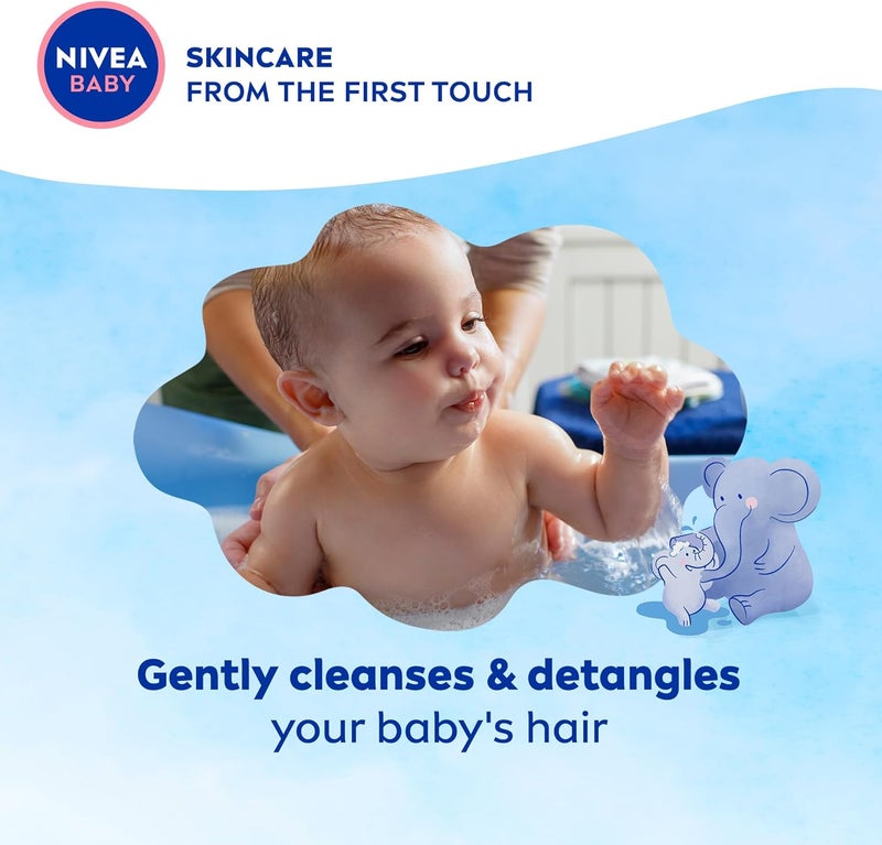 NIVEA Baby Pure & Mild Shampoo, Camomile Extract, 500ml - Image 1