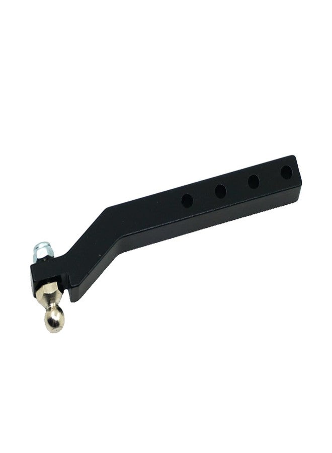 MORFUM 1/10th RC Metal Trailer Hitch Tow Hook Bumper CNC Aluminum Trailer Tow Trailer Drop Hitch Receiver Upgrades Parts Compatible with Axial SCX10 II 90046 1/10 RC Crawler Car - Image 1