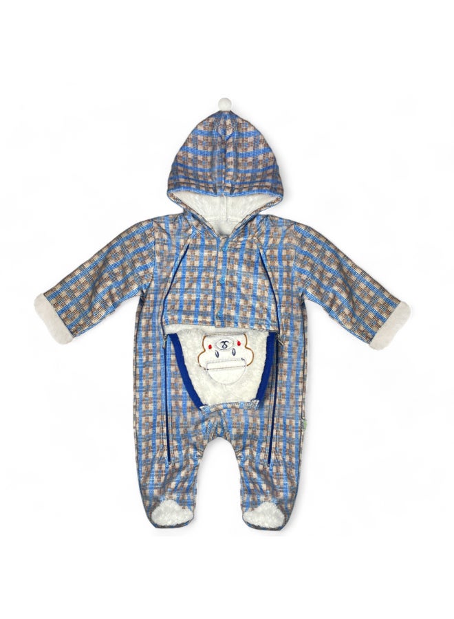 BabyShoora Baby jumpsuit with hood  - Image 2