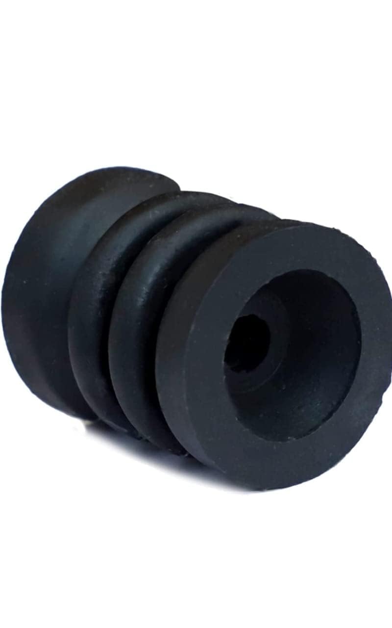 Backbone Heavy Plastic Reel Insulator Used for Solar Zatka Machine Fencing with Clutch Wire Also Used for Fencing in Farms or Industrial Parks Black Heavy Plastic Reel Insulator (Black) (Pack of 50) - Image 1