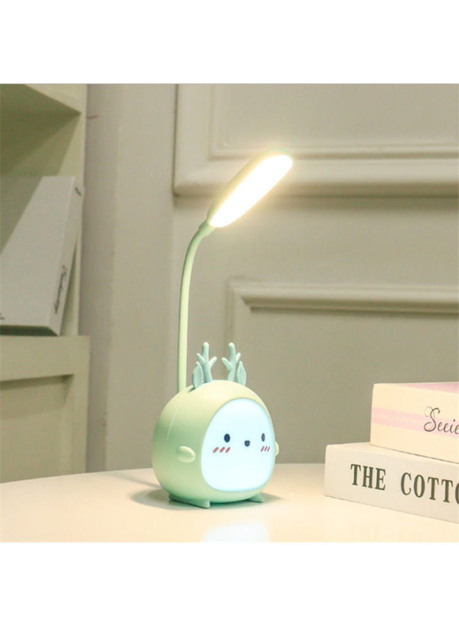 Led Small Desk Lamp Eye Protection Desk Plug-in Dual-purpose Bedroom Ins Student Dormitory Study Special Bedside Lamp Night Light