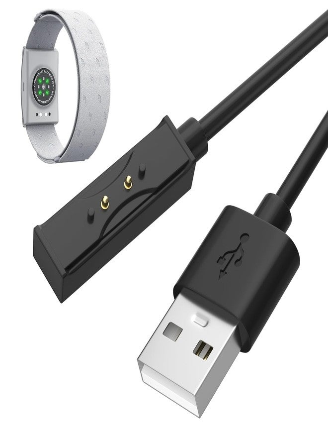 Gamorek Gamroek Charging Cable Compatible with COROS Heart Rate Monitor Armband, USB Magnet Replacement Charging Cable for COROS Heart Rate Monitor Armband(3.6ft) - Image 1