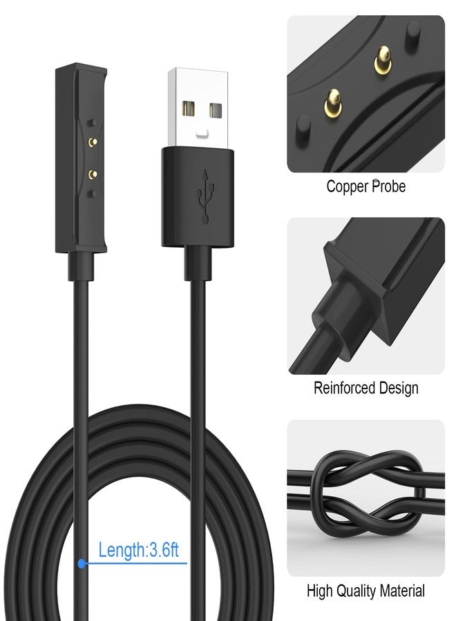 Gamorek Gamroek Charging Cable Compatible with COROS Heart Rate Monitor Armband, USB Magnet Replacement Charging Cable for COROS Heart Rate Monitor Armband(3.6ft) - Image 3