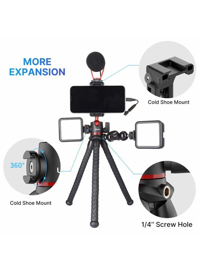 Ulanzi MT-33 Camera Tripod,Flexible Mini Tripod with 1/4" Screw for Magic Arm,Octopus Tripod Compatible with iPhone 12 Samsung Canon Nikon Sony Cameras - Image 4