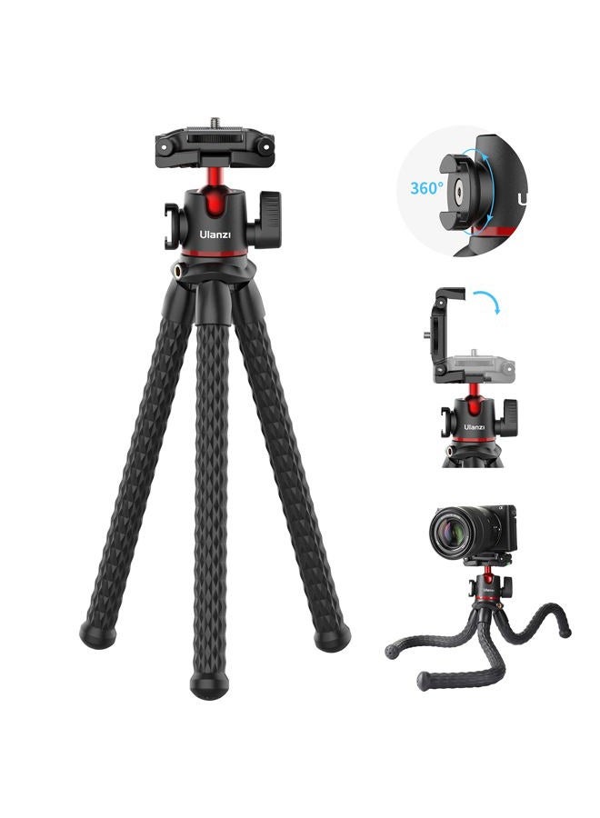 Ulanzi MT-33 Camera Tripod,Flexible Mini Tripod with 1/4" Screw for Magic Arm,Octopus Tripod Compatible with iPhone 12 Samsung Canon Nikon Sony Cameras - Image 1