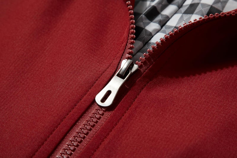 URBANFIND Men's Sports Shell Jacket Lightweight Windbreaker Outdoor Recreation Coat US 2XL Red - Image 5