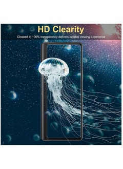 Y&D For Samsung Galaxy Z Fold 4 Front Screen Protector Tempered Glass Case Friendly 9H Hardness HD Clear Film + Camera Lens for 5G - Anti-Scratch  - Image 5