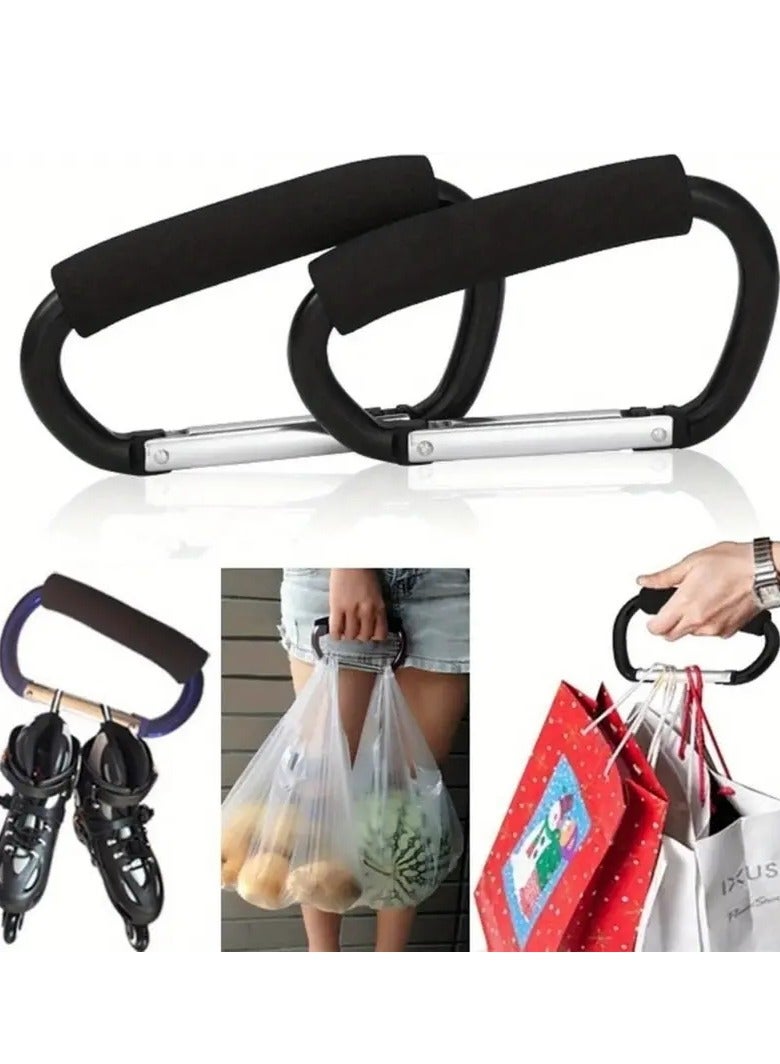 Gonice 1pcs 14cm/5.5inch Stroller Hook, Large Hook With EVA Handle, Large Carabiner Clip Accessories, Organizer Hook - Image 4