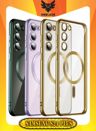 UNBLACK Compatible with Samsung Galaxy S24 Plus Magnetic MagSafe Case With Camera Lens (Gold) - pzsku/Z23163D7F18F56A0F676AZ/45/_/1724359830/7a74738d-d806-40f4-a7a0-9c7f76b4934a