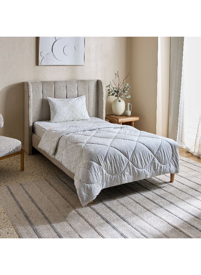 Home Box Malta-Musa 2-Piece Printed Cotton Twin Comforter Set - 160x220 cm  - Image 2