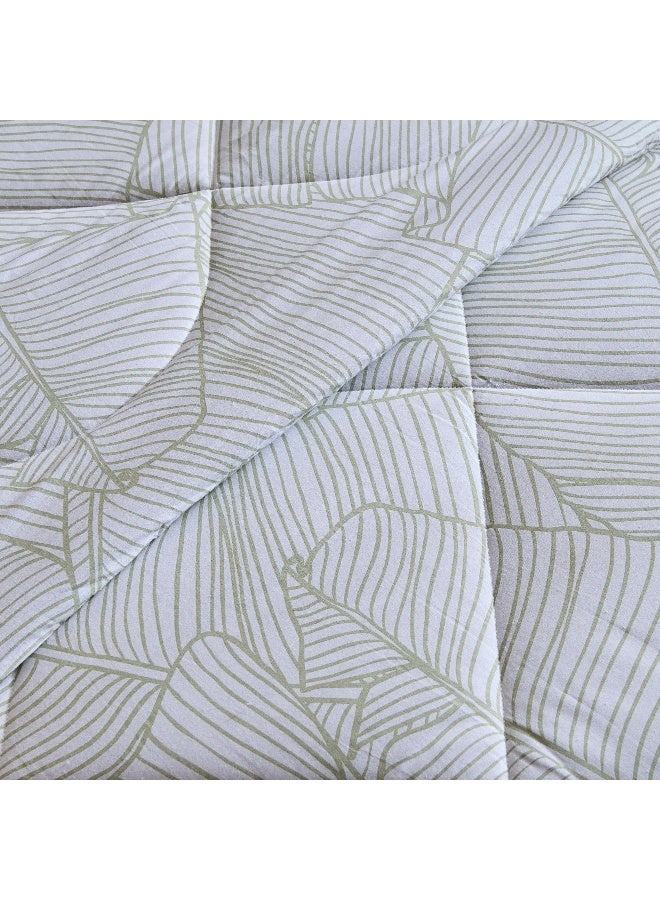 Home Box Malta-Musa 2-Piece Printed Cotton Twin Comforter Set - 160x220 cm  - Image 5