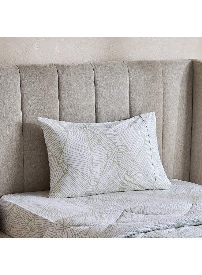 Home Box Malta-Musa 2-Piece Printed Cotton Twin Comforter Set - 160x220 cm  - Image 1