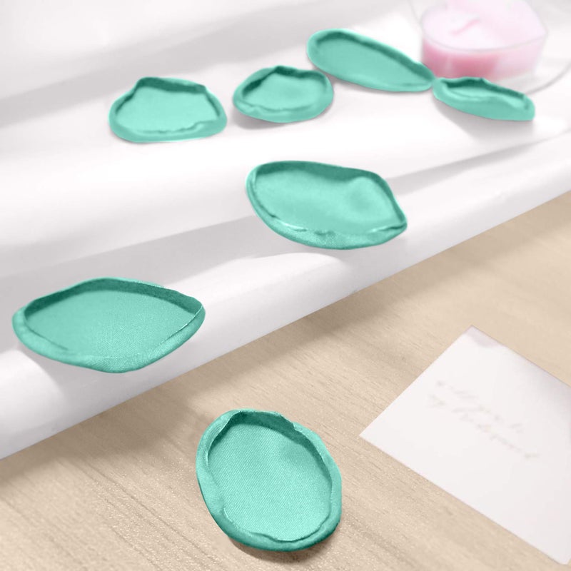 Neo LOONS Premium Artificial Silk Rose Petals Flower Girl Scatter Petals for DIY Wedding Aisle Centerpieces Table Confetti Party Favors Home Decoration  Turquoise Blue 200pcs - Image 5