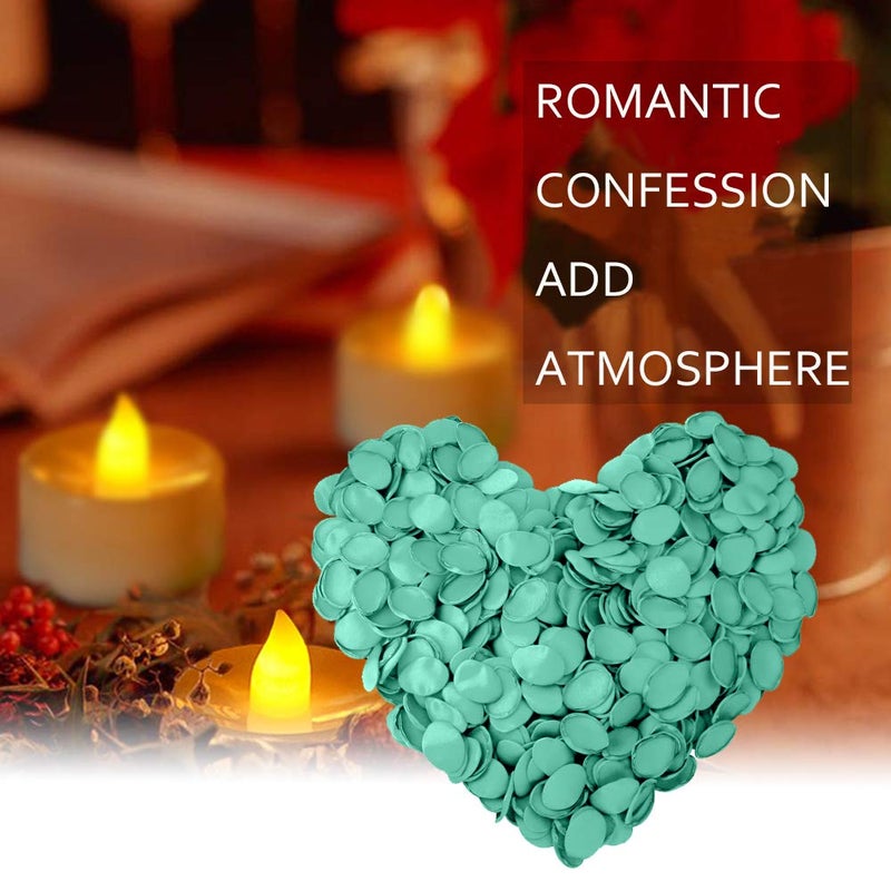 Neo LOONS Premium Artificial Silk Rose Petals Flower Girl Scatter Petals for DIY Wedding Aisle Centerpieces Table Confetti Party Favors Home Decoration  Turquoise Blue 200pcs - Image 4
