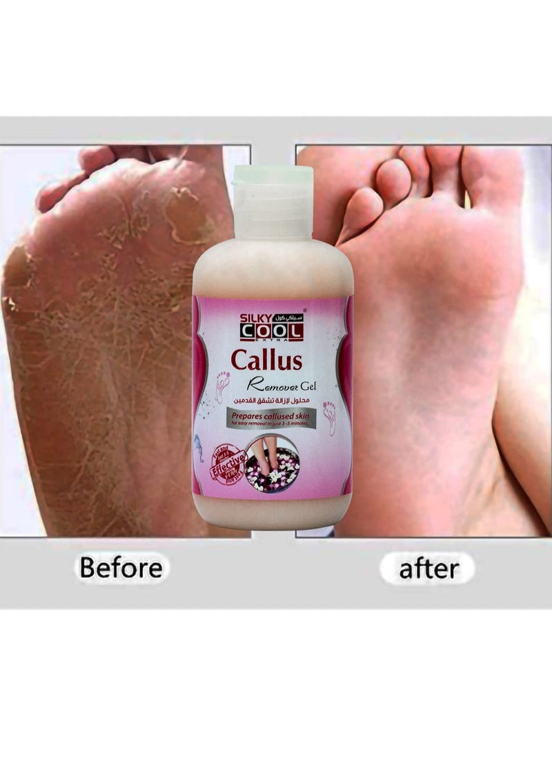 Silky Cool Silky Cool Callus Remover Gel 250 Ml - Healthy Feet  - Image 3