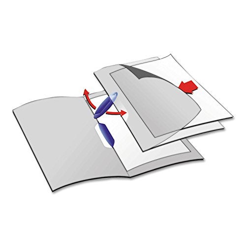 Durable غلاف تقرير متين مع SWINGCLIP - بحجم خطاب 8.5" × 11" بوصة - يحمل حتى 30 صفحة - غلاف شفاف ومشبك أسود - علبة من 25 - Image 5