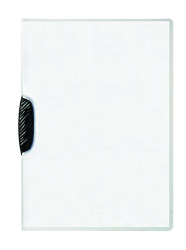 Durable غلاف تقرير متين مع SWINGCLIP - بحجم خطاب 8.5" × 11" بوصة - يحمل حتى 30 صفحة - غلاف شفاف ومشبك أسود - علبة من 25 - Image 4