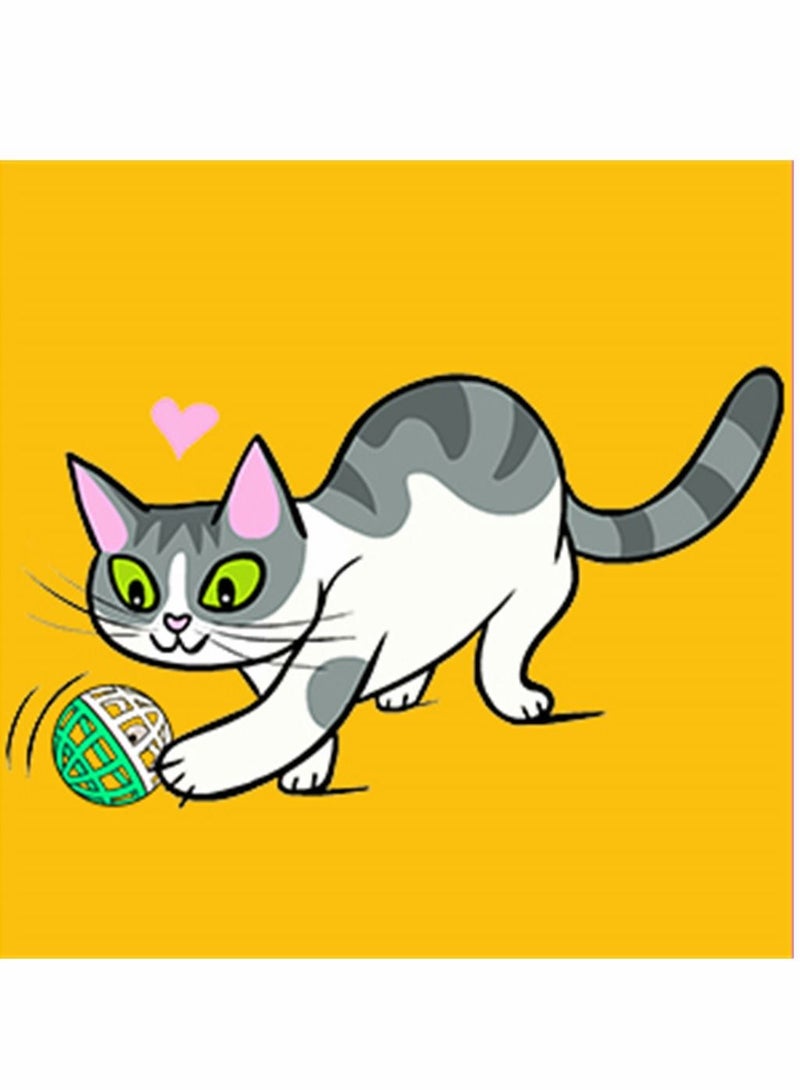 Y&D 10 Pcs Cat Toy Jingle Balls Fashion Two-color Bell for Birds Hamster Parrot and Other Pet, Random Color - Image 5
