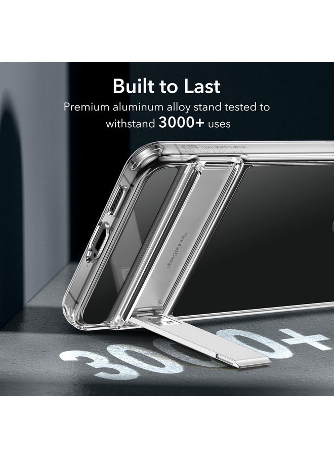 اي اس ار جراب ESR لهاتف Samsung Galaxy S24، حامل مع 3 أوضاع للحامل، حماية من السقوط بدرجة عسكرية، جراب هاتف نحيف مقاوم للصدمات مع حامل حاصل على براءة اختراع، غطاء S24 مع حامل، TPU، سلسلة Boost، شفاف  - Image 3