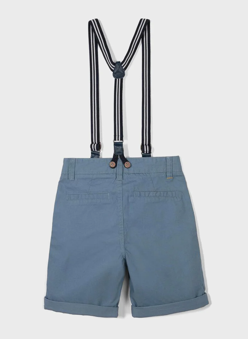 Zippy Kids Shorts With Suspenders