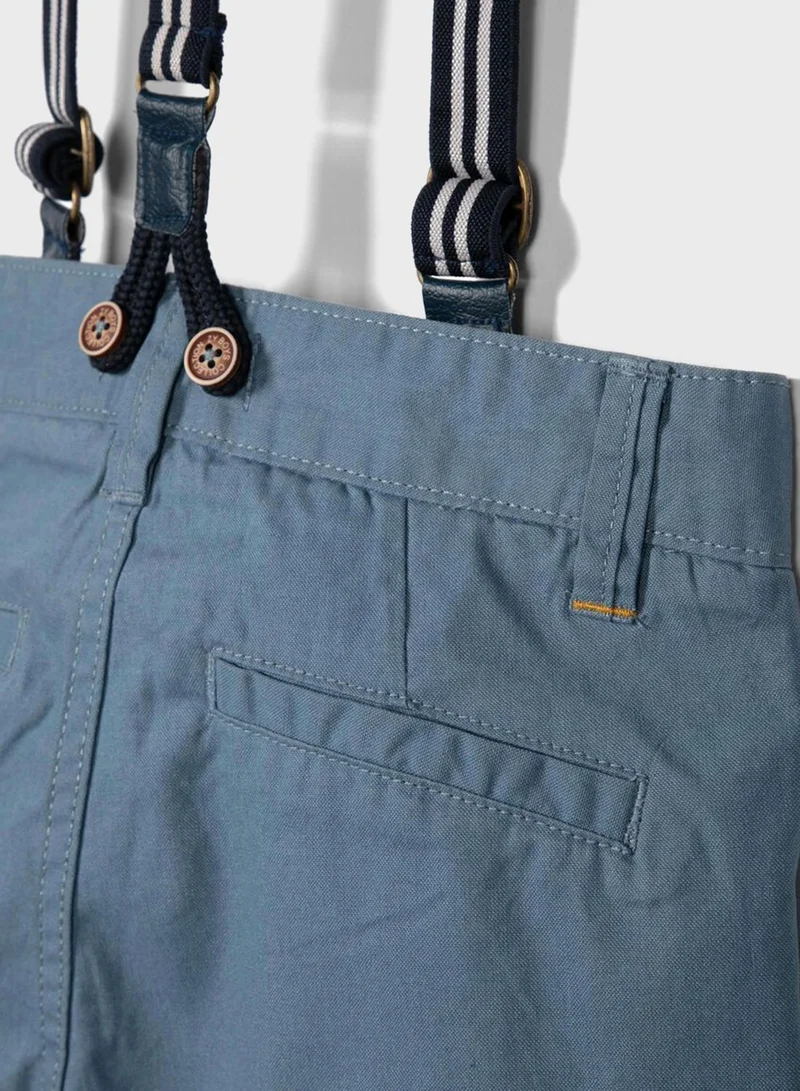 Zippy Kids Shorts With Suspenders