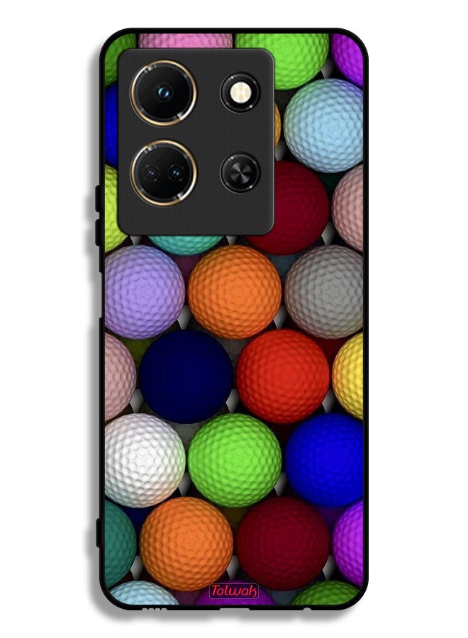 Tolwak Infinix Note 30 Protective Case Cover Balls Abstract Art - Image 1