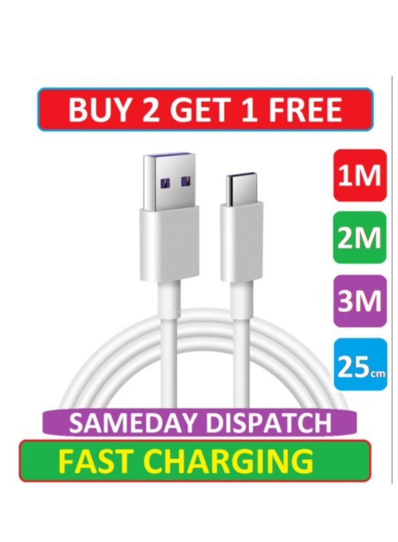 Type-C USB Charging Charger Cable For Samsung Galaxy S20 FE A13 A22 A32 A52 A75 - Image 1