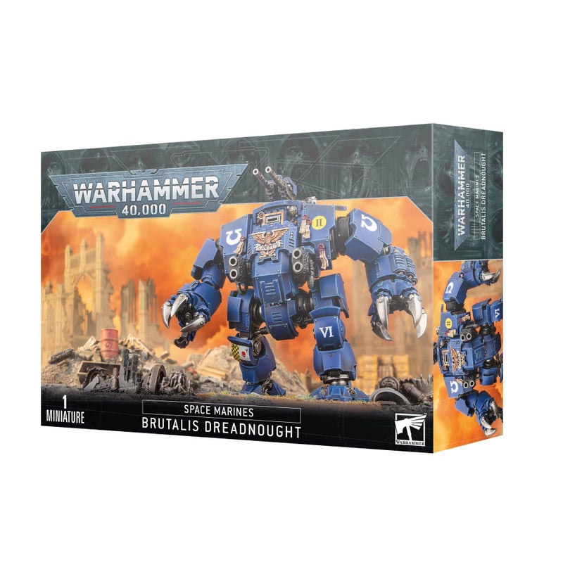 Games Workshop Warhammer 40000 Space Marines Brutalis Dreadnought Blue - Image 2