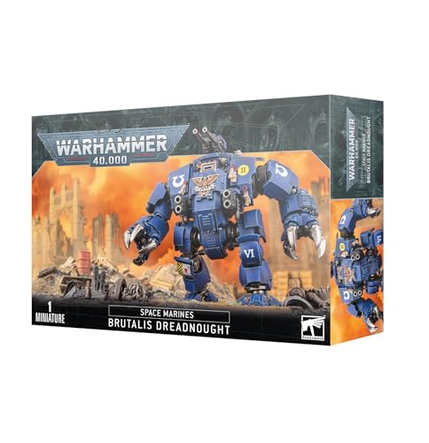 Games Workshop Warhammer 40000 Space Marines Brutalis Dreadnought Blue - Image 1