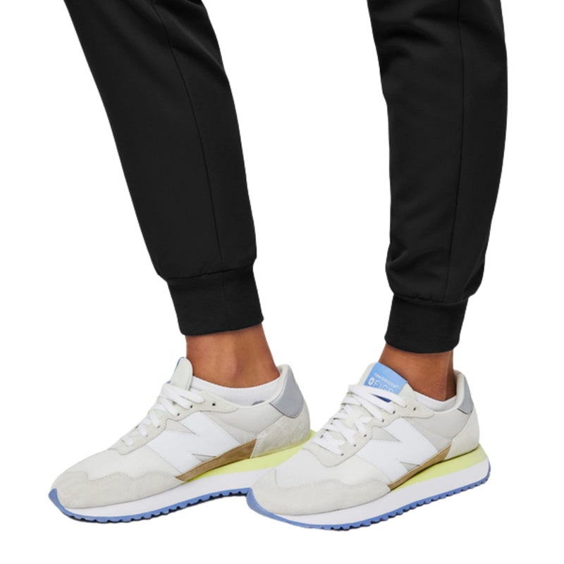 FIGS Zamora High Waisted Jogger Style Scrub Pants for Women - Black, Regular L - Image 2