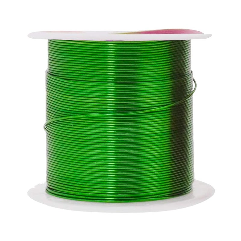 Mandala Crafts 22 Gauge Anodized Aluminum Craft Wire for Jewelry Making - 450 FT Colored Flexible Silver Black Gold Purple Red Kelly Green Wire - Bendable for Bonsai Armature Crafting Sculpting - Image 5