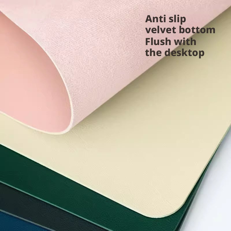 PU Leather Mouse Pad, Double-sided, Small Desk Mat - Image 4