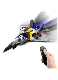 V17 Stunt RC Airplane 2.4 6 CH Upgrade RC Plane Remote Control Airplane With 360° Stunt Remote And Light Plane Glider Airplane Hobby Toy Gifts (V17