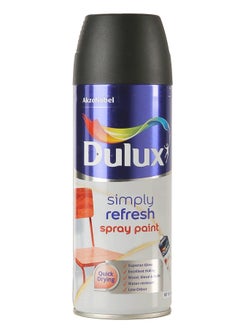 Dulux Simply Refresh Spray Paint 400 ML Matt Black  - Image 1
