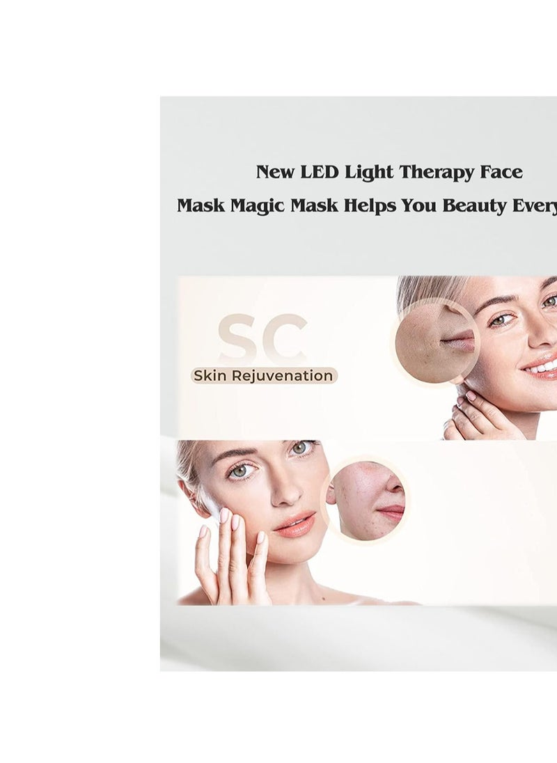 Aikanbo - Red Light Therapy for Face Body 7 Color LED Therapy Light Photon LED Light Therapy Lamp with Spray, Professional LED Face Mask Light Therapy Mask Facial Beauty Machine SPA Skin Care Rejuvenation - Image 1