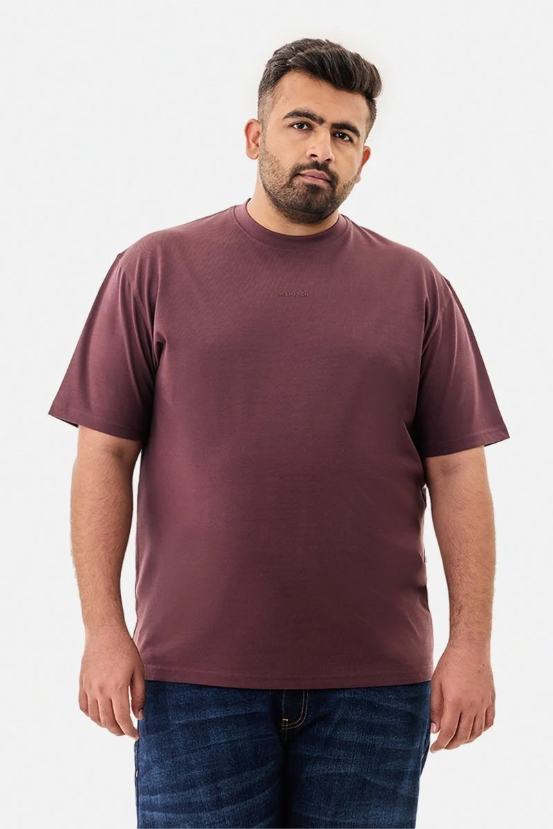 سنيتش 100% Cotton Oversized Plus Size T-Shirt