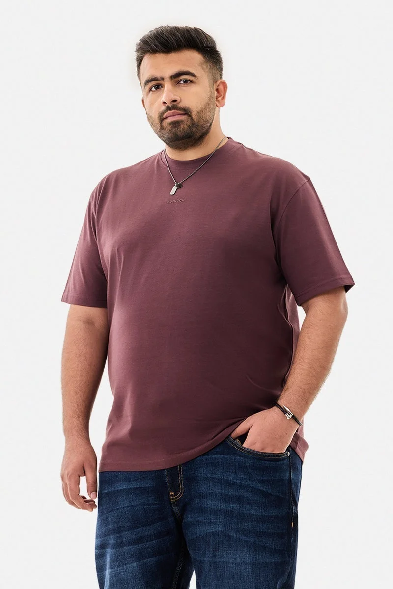 سنيتش 100% Cotton Oversized Plus Size T-Shirt