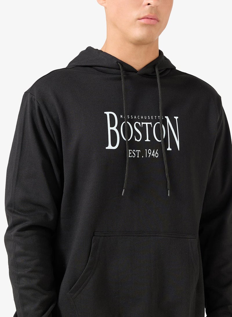 Seventy Five Graphic Pullover Oversize Hoodie - Image 3