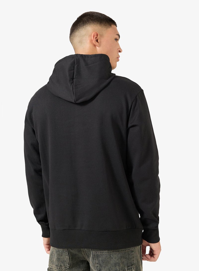 Seventy Five Graphic Pullover Oversize Hoodie - Image 2