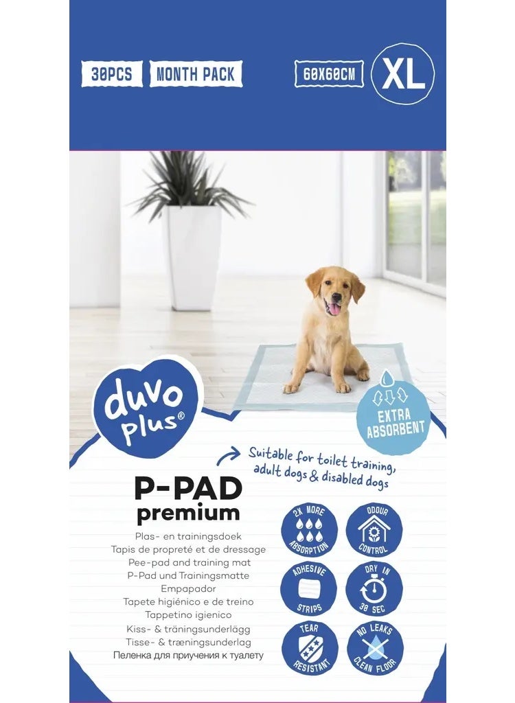 Duvo + Duvo+ Pet Pad Premium Month Pack XL-60x60cm 30pcs - Image 3