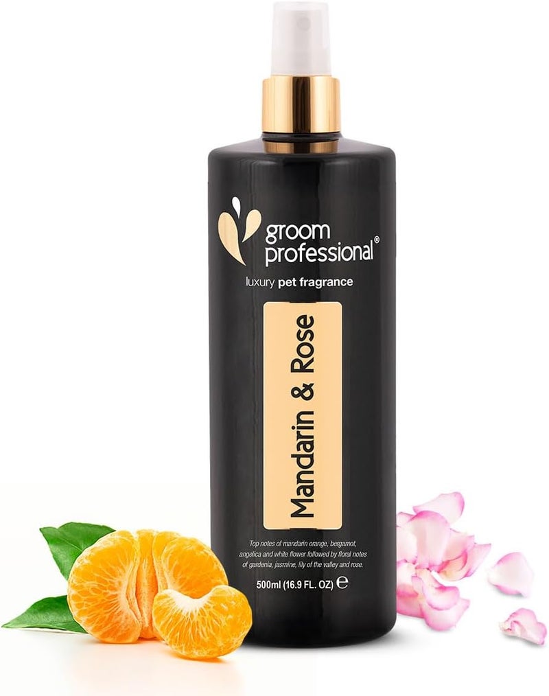 Groom Professional Exclusive Mandarin & Rose Pet Cologne - 500ml - Image 1